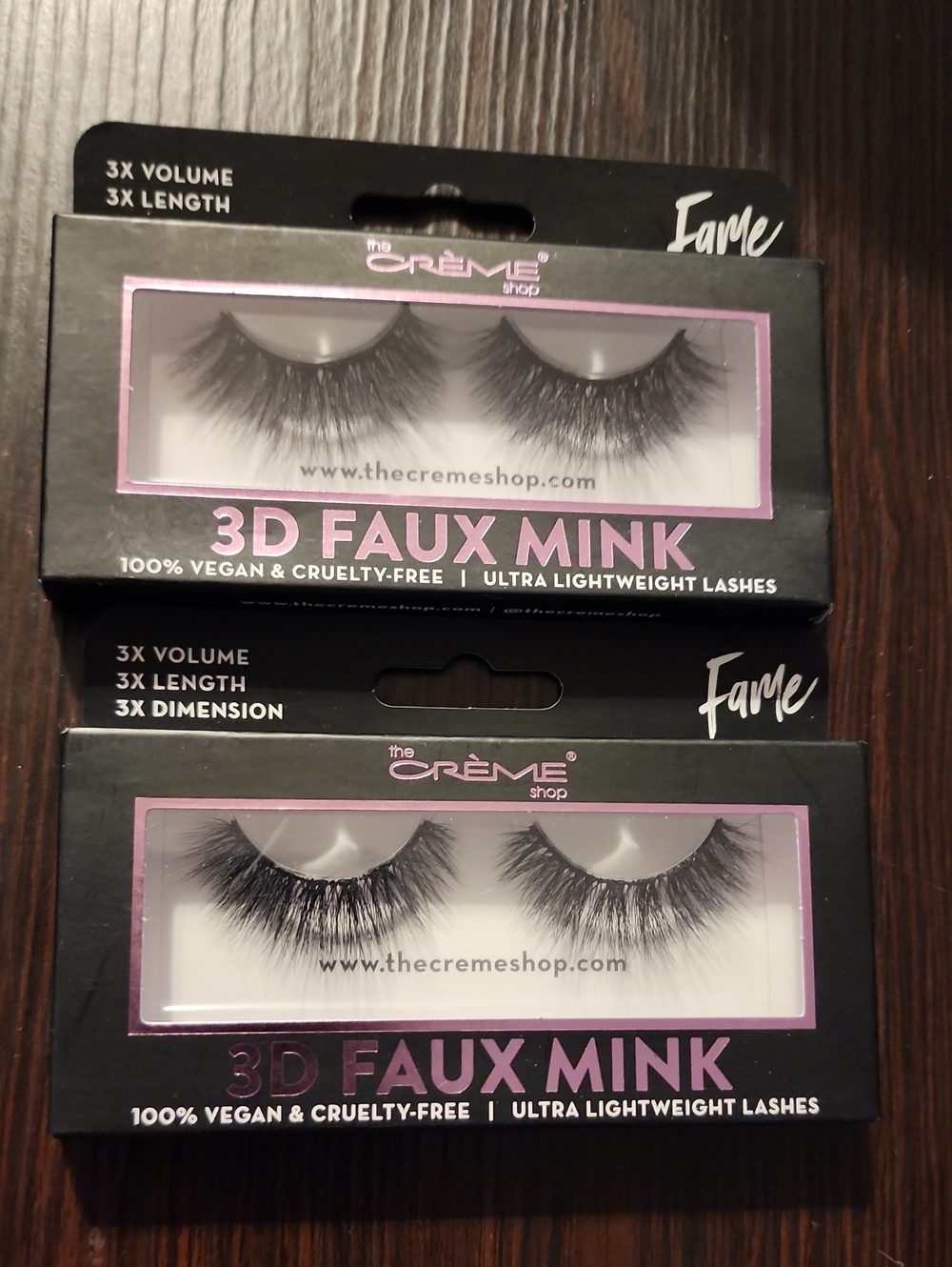 The Crème Shop 3D Faux Mink Lashes - Black